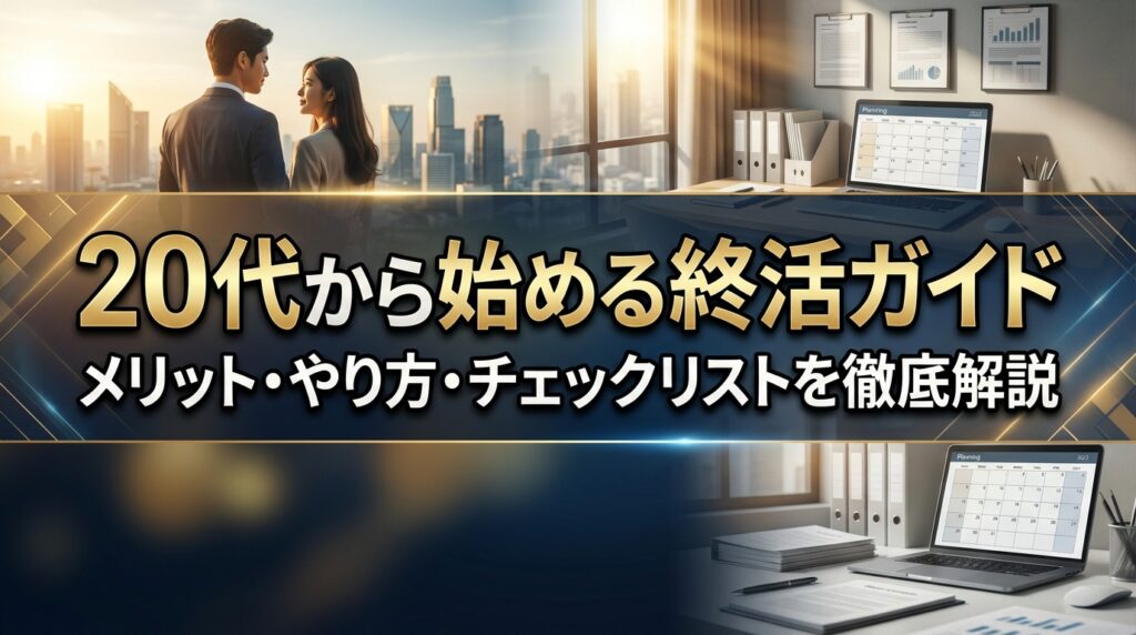 20代から始める終活ガイド｜メリット・やり方・チェックリストを徹底解説