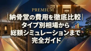 納骨堂の費用を徹底比較｜タイプ別相場から総額シミュレーションまで完全ガイド