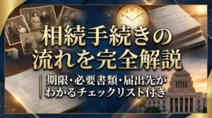 相続手続きの流れを完全解説｜期限・必要書類・届出先がわかるチェックリスト付き